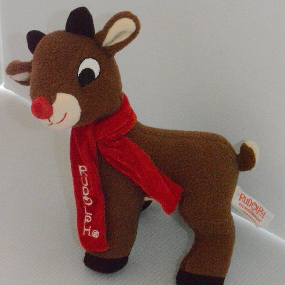 Dan Dee Rudolph Plush Christmas Lovey Soft Toy 9" - Picture 3 of 9